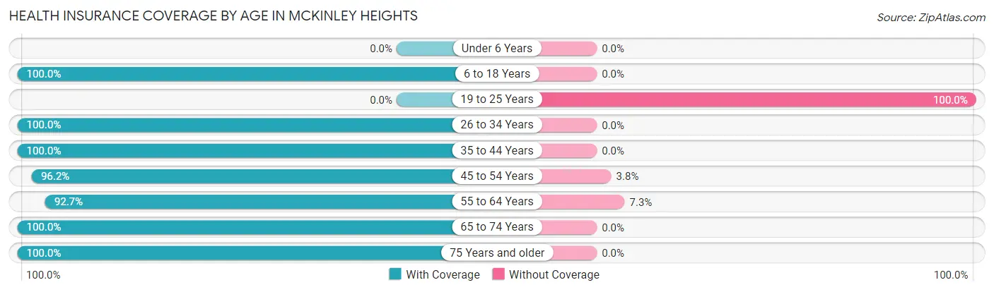 Health Insurance Coverage by Age in McKinley Heights