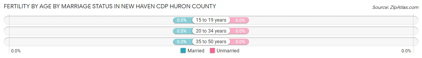 Female Fertility by Age by Marriage Status in New Haven CDP Huron County
