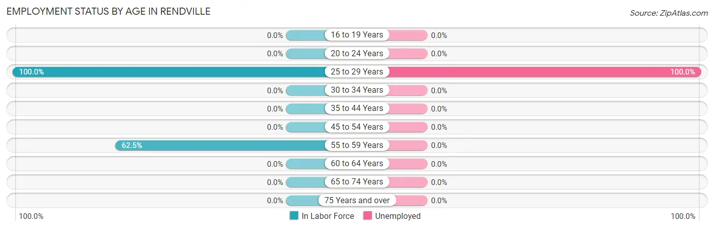Employment Status by Age in Rendville