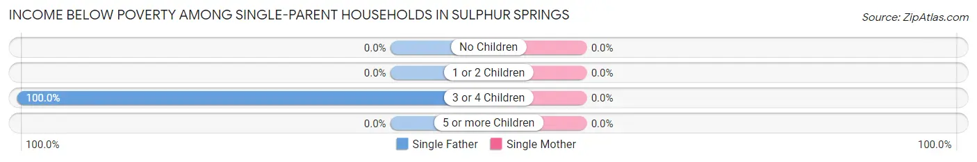 Income Below Poverty Among Single-Parent Households in Sulphur Springs