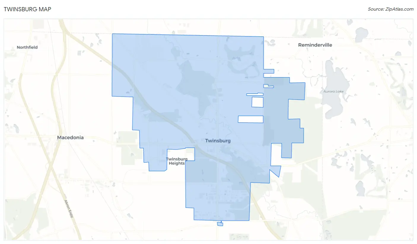 Twinsburg Map