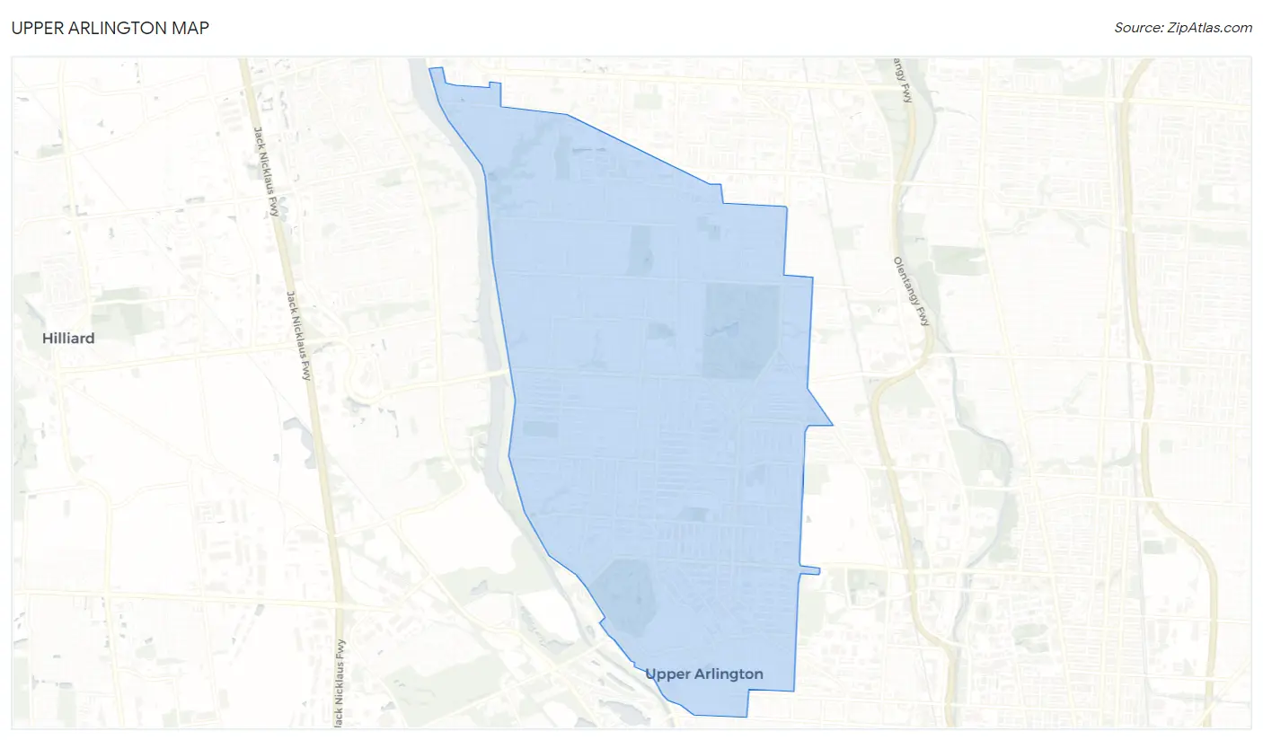 Upper Arlington Map