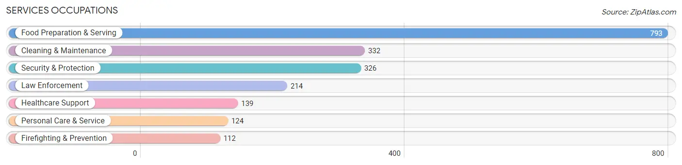 Services Occupations in Wadsworth