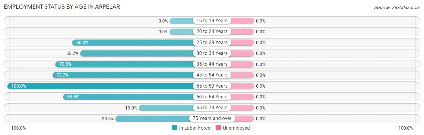 Employment Status by Age in Arpelar