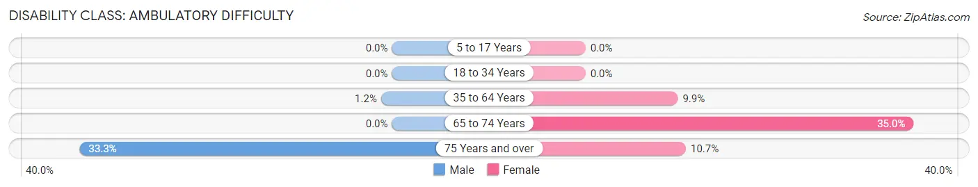 Disability in Boise City: <span>Ambulatory Difficulty</span>