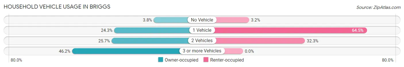 Household Vehicle Usage in Briggs