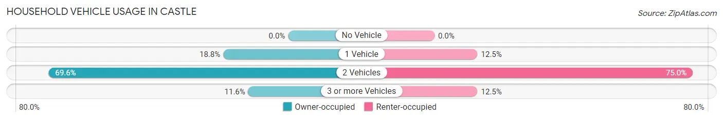 Household Vehicle Usage in Castle
