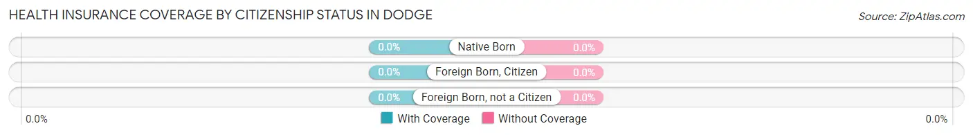 Health Insurance Coverage by Citizenship Status in Dodge
