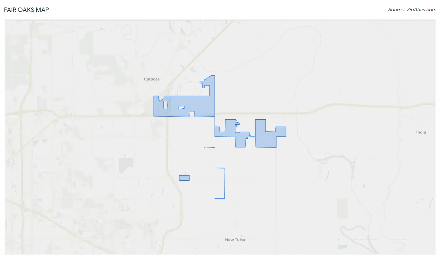 Fair Oaks Map