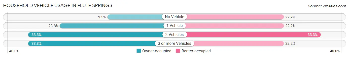 Household Vehicle Usage in Flute Springs