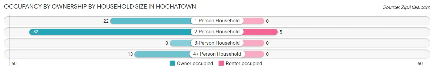 Occupancy by Ownership by Household Size in Hochatown