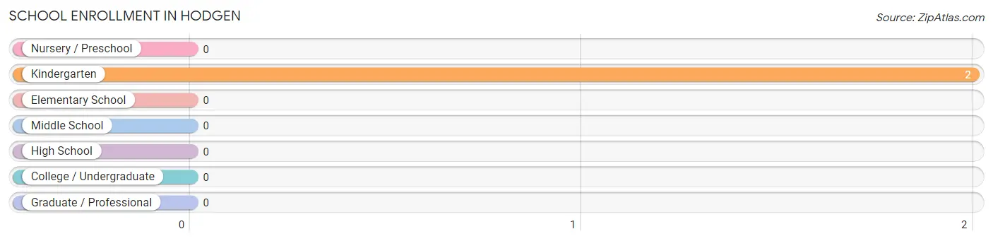 School Enrollment in Hodgen