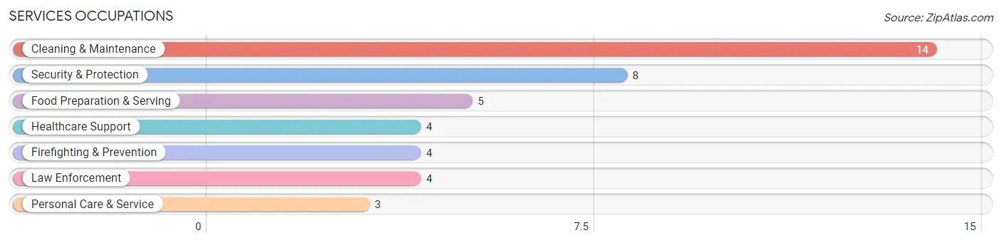 Services Occupations in Hulbert