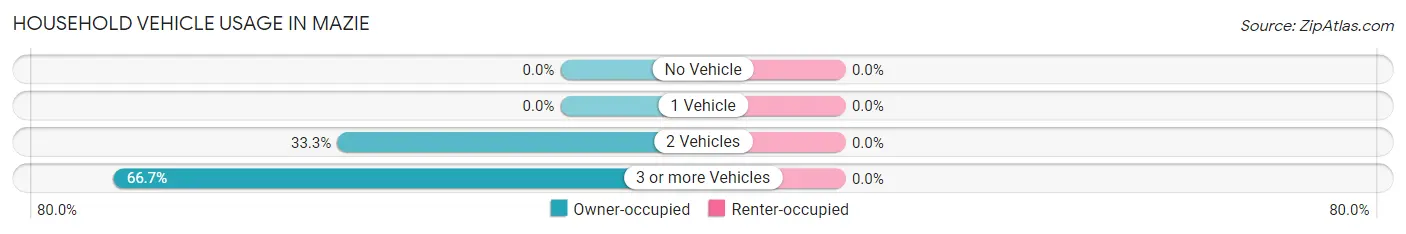 Household Vehicle Usage in Mazie