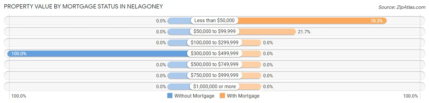 Property Value by Mortgage Status in Nelagoney
