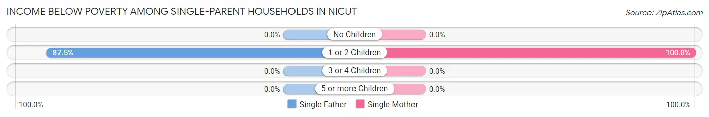 Income Below Poverty Among Single-Parent Households in Nicut