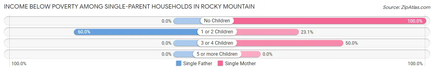 Income Below Poverty Among Single-Parent Households in Rocky Mountain