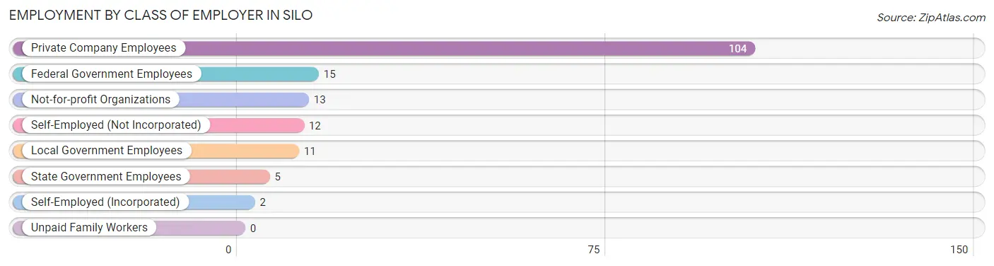 Employment by Class of Employer in Silo