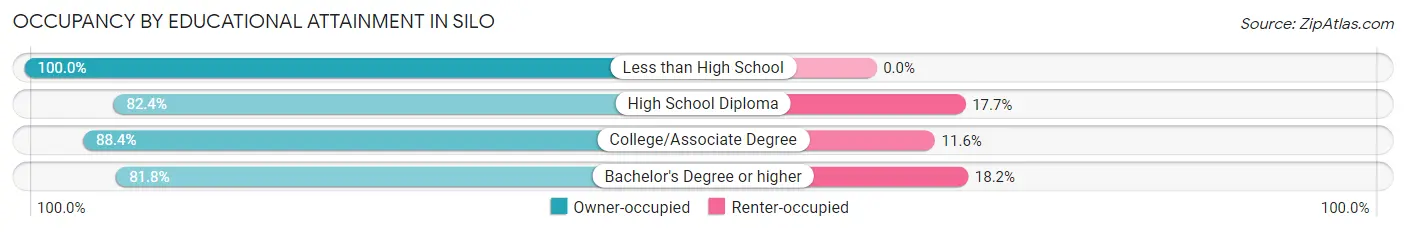 Occupancy by Educational Attainment in Silo