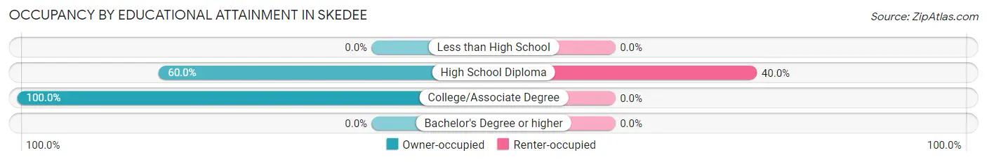 Occupancy by Educational Attainment in Skedee