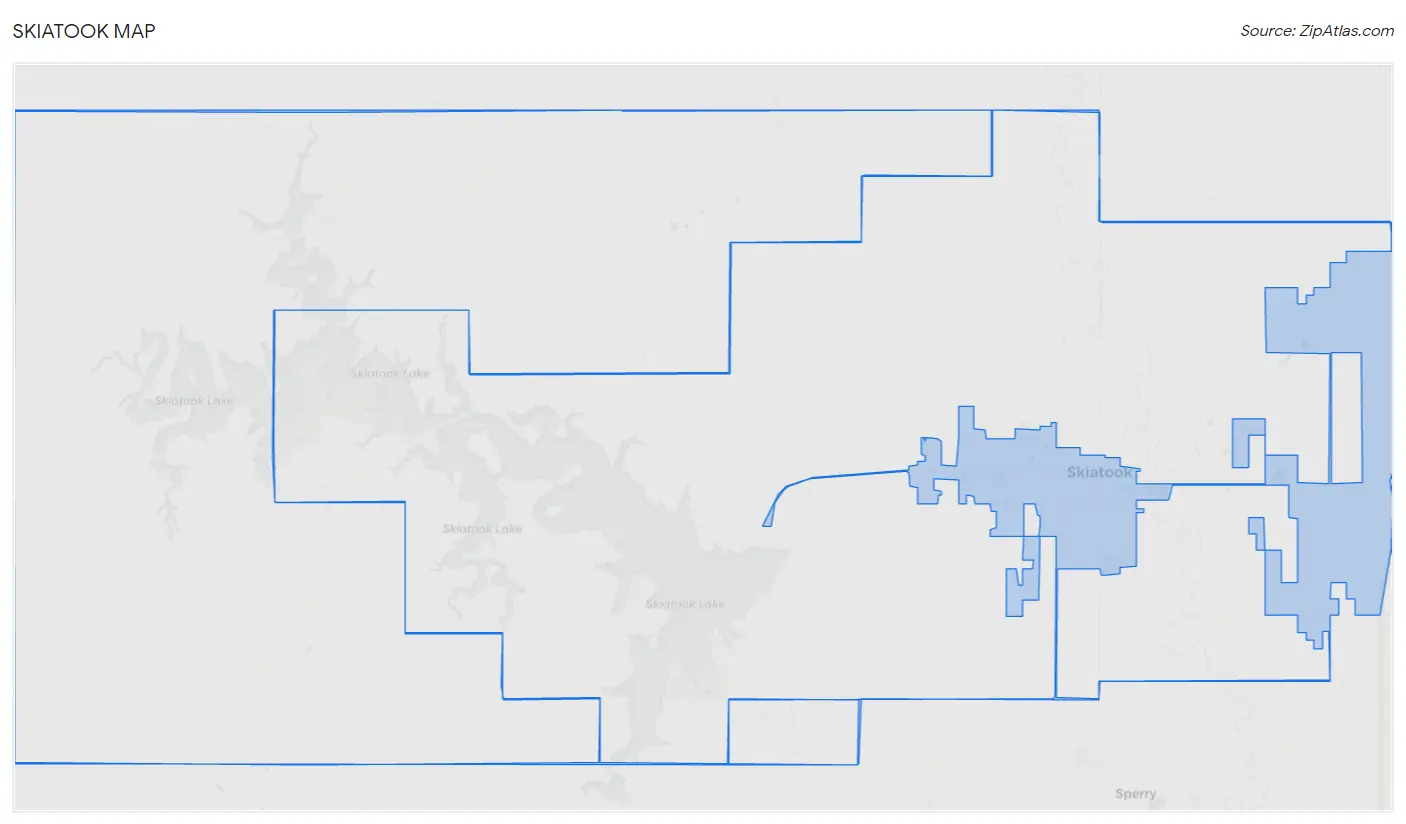 Skiatook Map