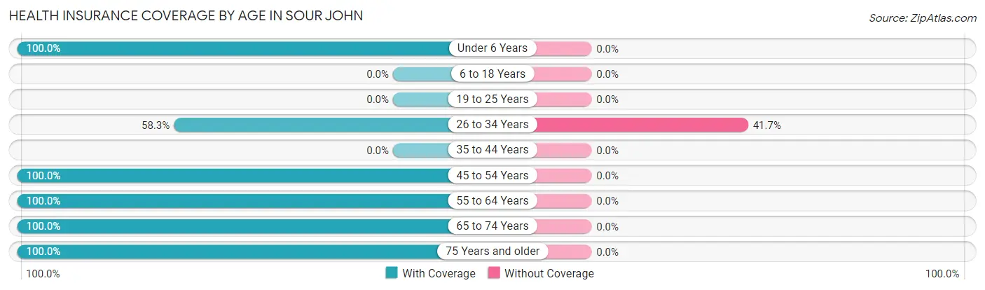 Health Insurance Coverage by Age in Sour John