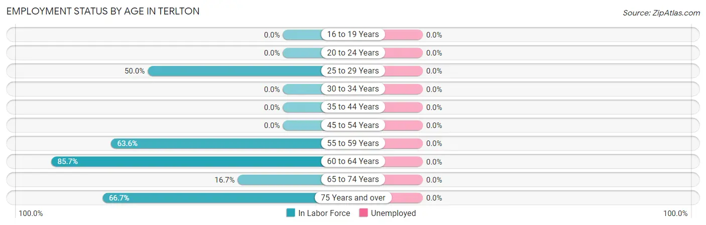 Employment Status by Age in Terlton