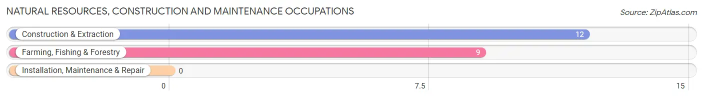 Natural Resources, Construction and Maintenance Occupations in Twin Oaks