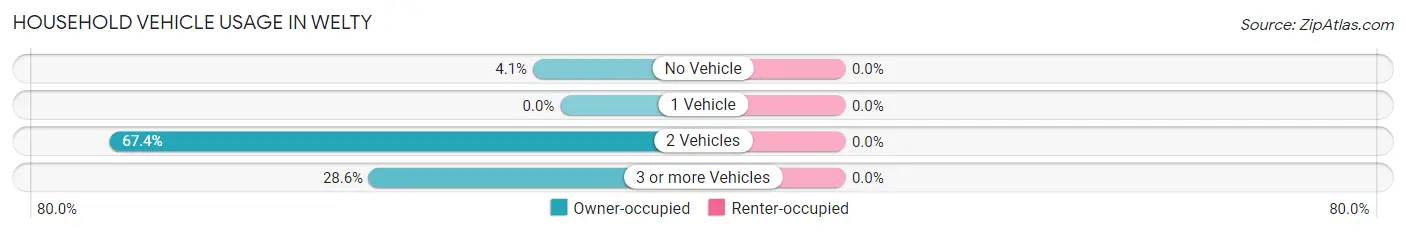 Household Vehicle Usage in Welty