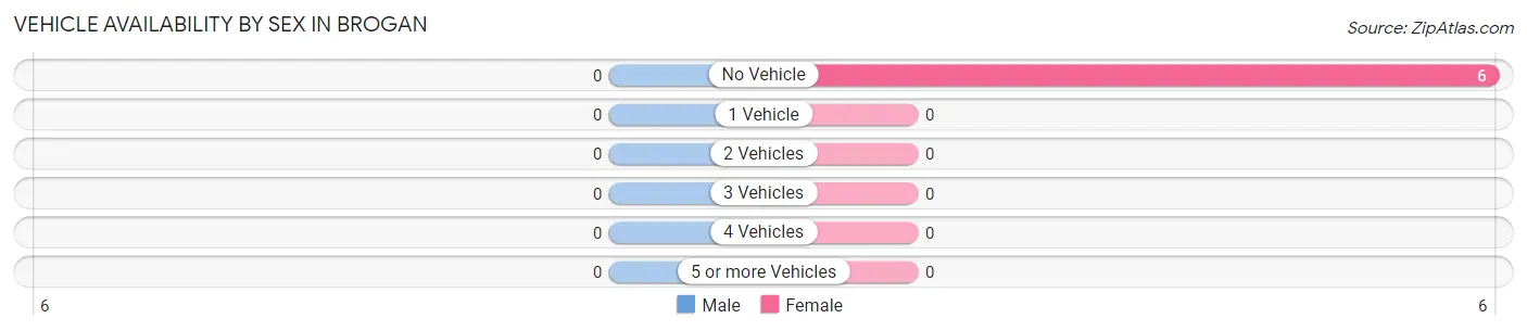 Vehicle Availability by Sex in Brogan