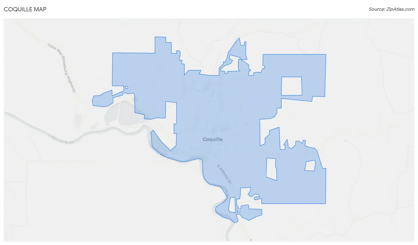 Coquille Map