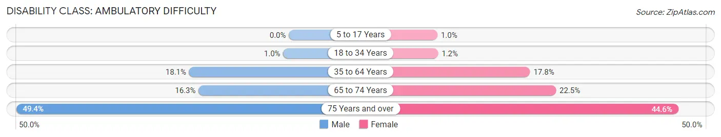 Disability in Four Corners: <span>Ambulatory Difficulty</span>