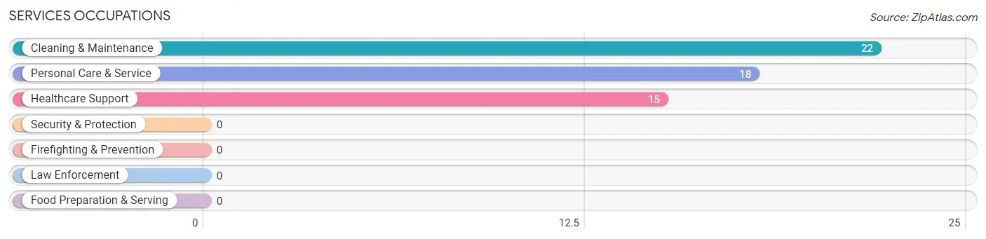 Services Occupations in Mehama