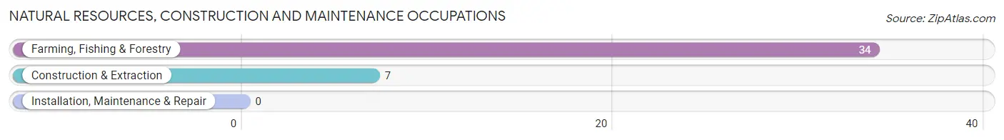 Natural Resources, Construction and Maintenance Occupations in Melrose