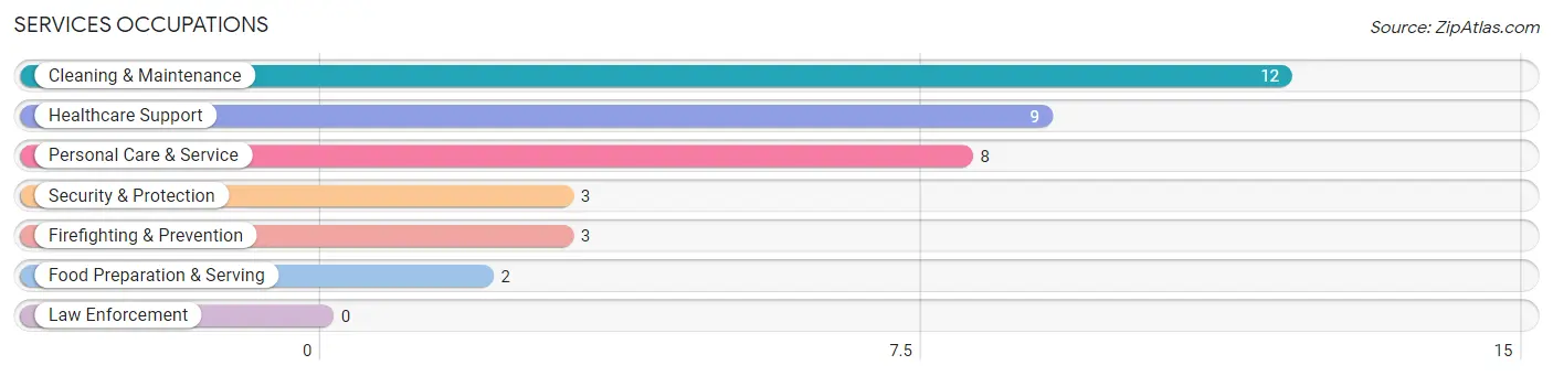 Services Occupations in Merrill