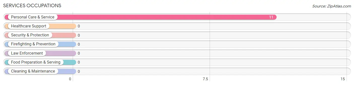 Services Occupations in Parkdale