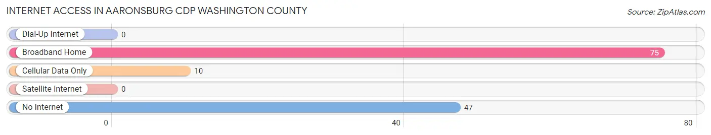 Internet Access in Aaronsburg CDP Washington County