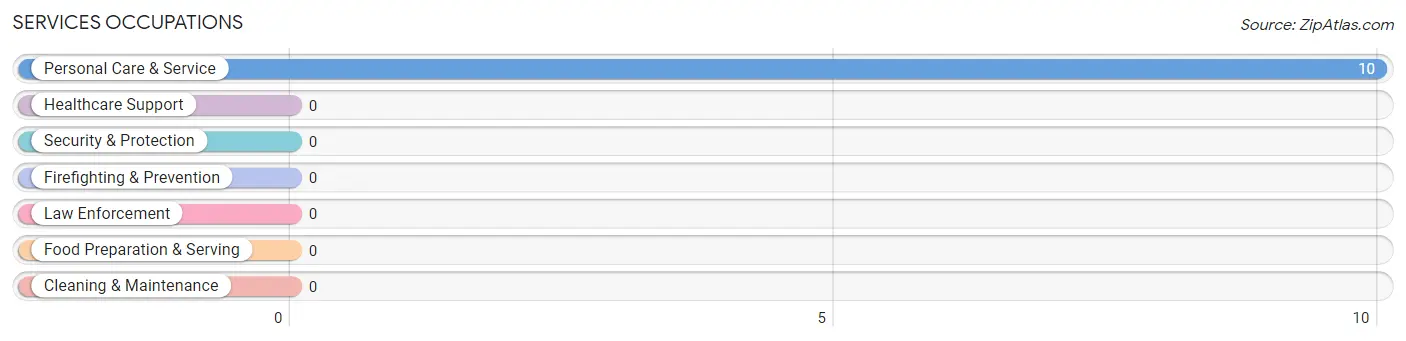 Services Occupations in Bowers