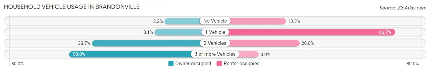 Household Vehicle Usage in Brandonville