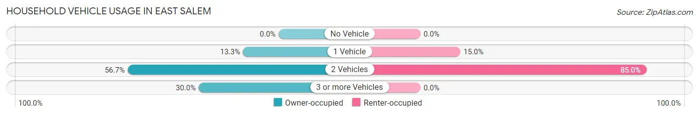 Household Vehicle Usage in East Salem