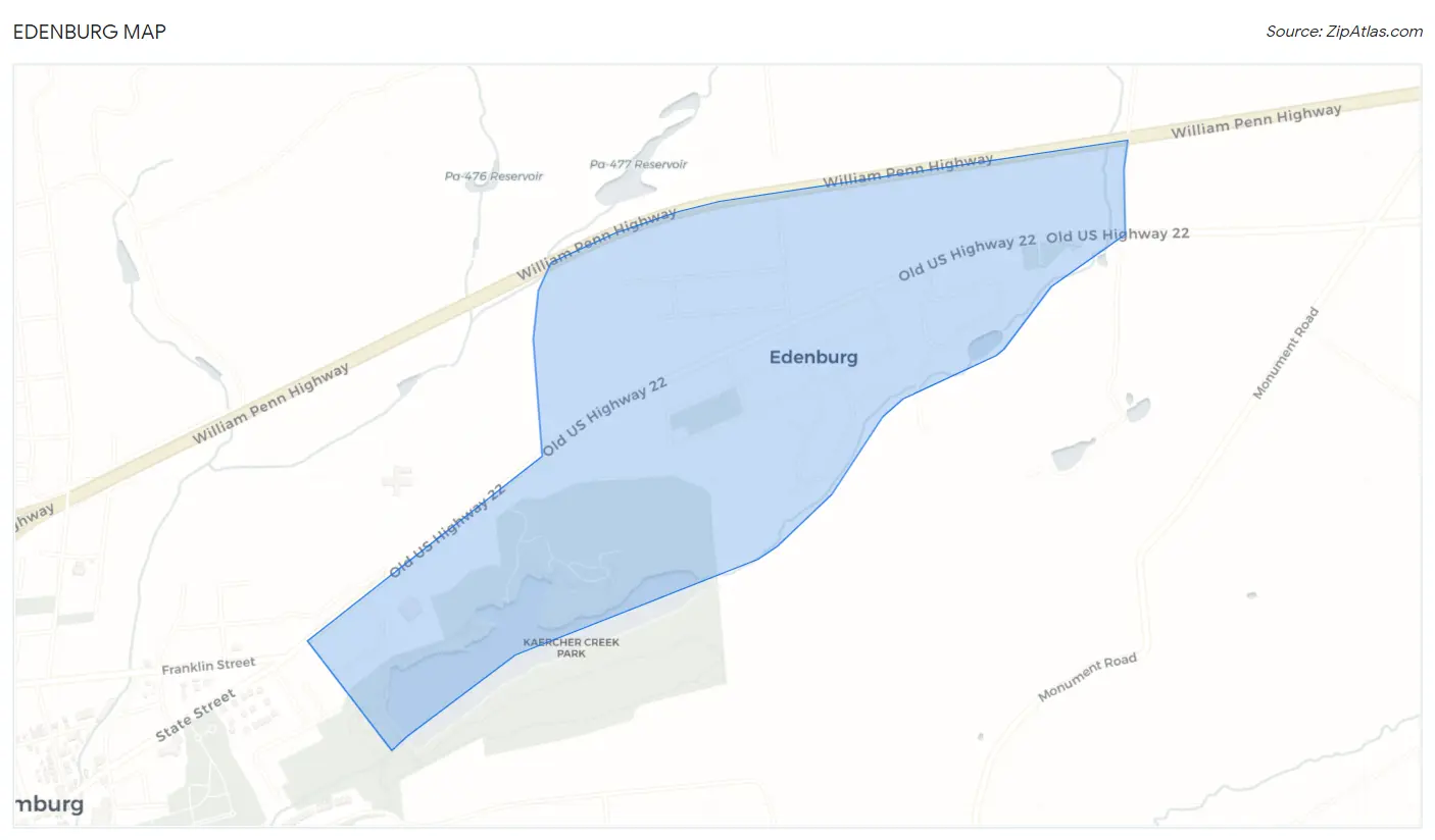 Edenburg Map