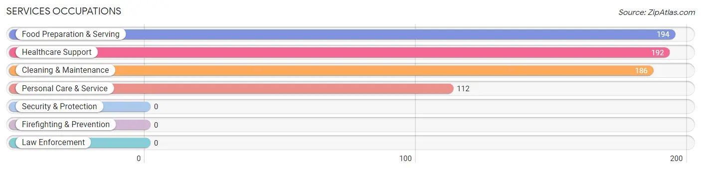 Services Occupations in Folcroft borough