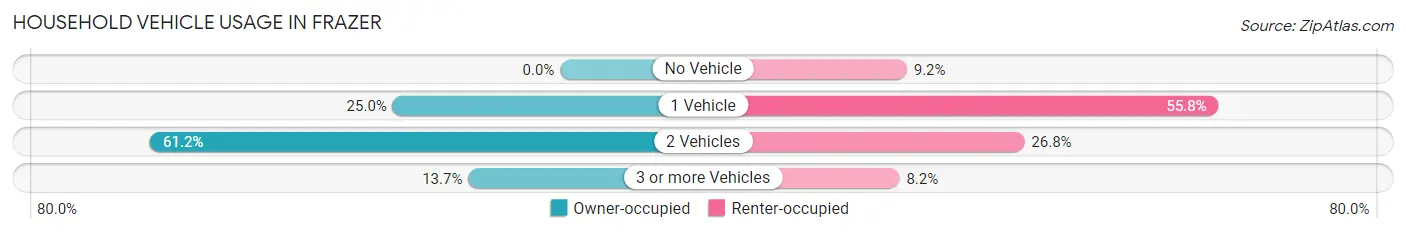 Household Vehicle Usage in Frazer