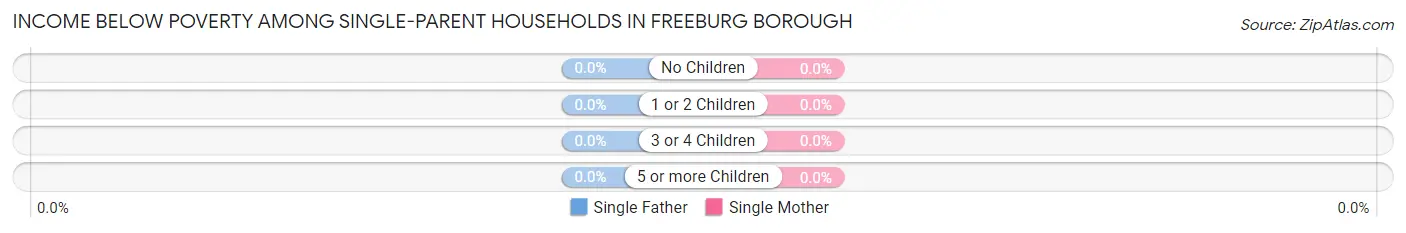 Income Below Poverty Among Single-Parent Households in Freeburg borough