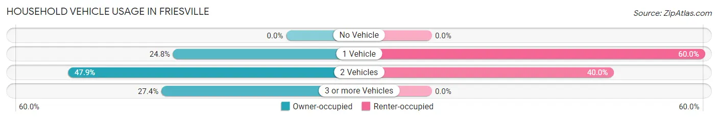 Household Vehicle Usage in Friesville