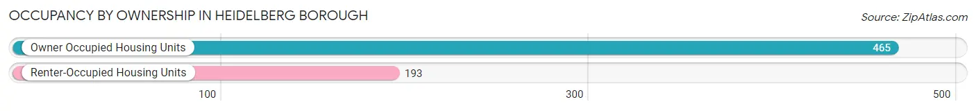 Occupancy by Ownership in Heidelberg borough