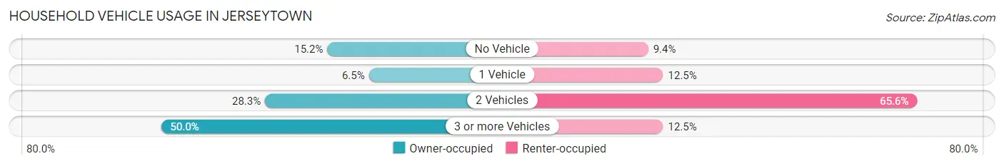 Household Vehicle Usage in Jerseytown