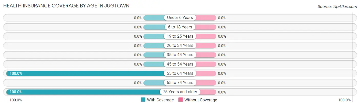 Health Insurance Coverage by Age in Jugtown