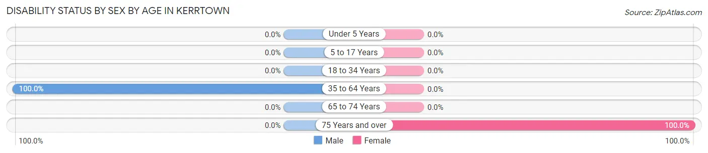 Disability Status by Sex by Age in Kerrtown