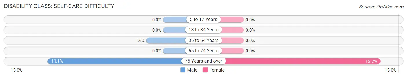 Disability in Lebanon South: <span>Self-Care Difficulty</span>